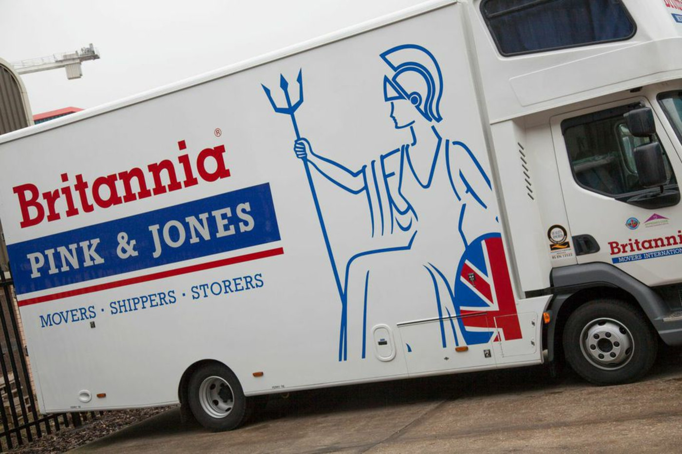 Britannia Pink and Jones Truck